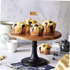 유리커버 베이커리 원목 케이크스탠드 (소/중/대)