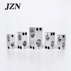 기둥 고정 클램프 수직 고정 직경 알루미늄 합금 광축 크로스 블록 강관 브래킷 연결, 10 Different 8mmx12mm