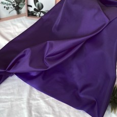 CRT 020 탐나요 테피터 패브릭 무지 타프타 다후다 안감 얇은 원단, 1개, 진보라