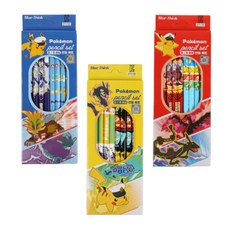 포켓몬스터 초등 연필 8본 세트, 3세트