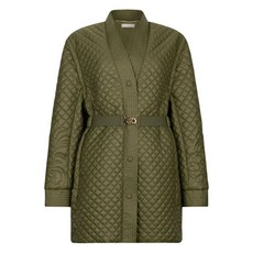 리우조 퀼팅 자수 코트