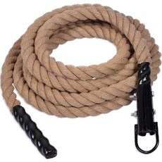 배틀로프 밧줄 50MM 고리 헬스장 외줄 오르기 체육관 짐로프 10M, 지름 50mm 길이5m 장갑 (후크)