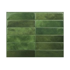 방수 자가 접착 타일 기름 벽지 데칼 습기 DIY 내열 스티커 벽 방지, Green, Green