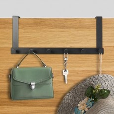 방문후크 도어 마이하우스 44x18cm 6구 후크 도어훅 85863EA 1(EA), 색상, 1개