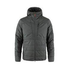 【北極狐Fjallraven】Keb 化纖保暖連帽外套-玄武岩灰，男款保暖連帽外套，輕量化設計方便攜帶，適合登山健行等戶外活動