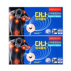 다나 자석패치 의료용자기발생기 3000가우스 2개