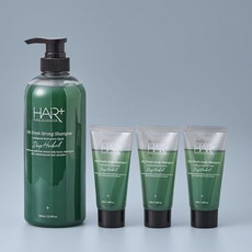 헤어플러스 오프레시 딥 허벌 스트롱 지성두피 비듬샴푸 700ml+샴푸 50mlx3, 1.스트롱 샴푸 700ml+탈모샴푸50mlx3