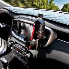 GMZ MOTORS 可搖頭旋轉固定 旋轉頭杯架手機支架 出風口安裝款, 1個, 單一顏色