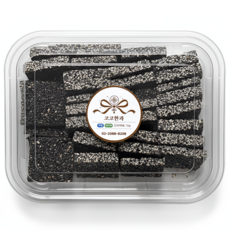 코코한과 수제 검정깨강정 고소한 달지않은 건강한 부모님 간식, 1개, 350g