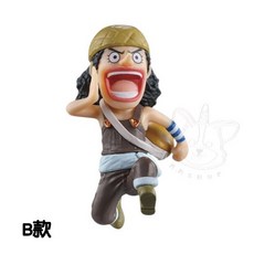 【M.M小舖】航海王果實公仔P21轉蛋 航海王 索隆 公仔 全6款, 1個, B款/騙人布23B03