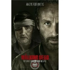 워킹 데드 포스터 클래식 TV 시리즈 빈티지 인쇄 공포 만화 TWD 벽 아트 그림 캔버스 룸 홈 인테리어, 20X30cm no frame