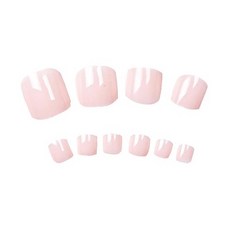 DM 알럽뷰 솔리드 컬러 발 네일팁 100p, 누드, 1개