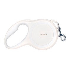 펫트리움 강아지 산책줄 자동리드줄 5m 애완용품, 아이보리+화이트, 1개