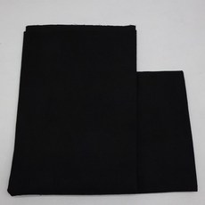20수 트윌 블랙, 150cm x 90cm 1야드, 1개