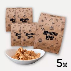 [바베큐아저씨] 빠삭이의 반란 프리미엄 어육포 튀김 스낵안주 간편간식, 100g, 5개