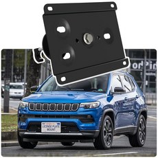 도난 방지 번호판 홀더 링컨 에비에이터/해적/노틸러스 2세대/네비게이터 4세대와 호환 전면 그릴 번호판 브래킷 장착 키트 드릴 범퍼 프레임 없음, Compass MP552,GC WK2/4xe WL,GW