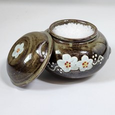 주방짱 현관소금단지 미니단지 풍수 소금항아리 미니항아리, 1개