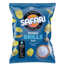 SAFARI 馬鈴薯烤片 鹽味, 60g, 1個