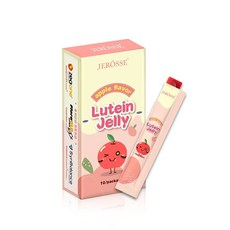 JEROSSE 婕樂纖 金盞花葉黃素晶亮凍(葉黃素果凍) 蘋果多多風味, 1個, 10份