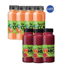 풀무원 프레시업 CCABC (CCA4 ABC3 ) 과채주스, 190ml, 14개