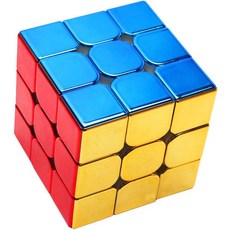 큐버스 스피드 사이클론 보이즈 메탈릭 3x3 큐브 반짝이는 미러 반사 스티커 퍼즐, 2_Cyclone Boys
