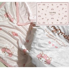 生活直販所 日牌MARUSHIN接觸涼感薄被 幼稚園午睡小被 涼感夏日薄被 兩面涼感現貨, 美樂蒂