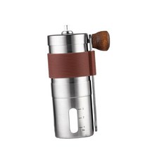 NAMOARLY 스테인리스 스틸 버 커피 메이커 수동 빈 그라인딩 도구 가정용 휴대용 콩 기계 139468