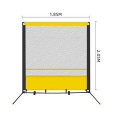 테니스 그물망 휴대용 스윙 연습 훈련 실외 훈련, B44-테니스 리바운드 네트(소형) 보관가방 포함, 1개