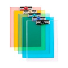 FIR A4투명클립보드 F915-71 투명 A4 1p 파일철 파일꽂이 클립보드a4