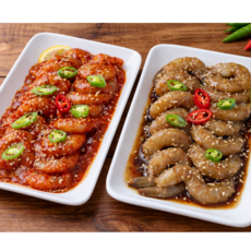 인생새우장 신선 냉장 깐새우장 간장새우장 양념새우장 초특가 1+1이벤트, 간장400g+양념400g, 1개