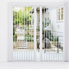 투명홀겹2종 자바라 홀딩도어 자바라문 접이식칸막이 커튼