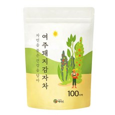자연닮음 국산 볶은 여주 돼지감자차 1g x 100개입 티백차 생분해성원단, 1개