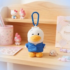 페클 장꾸 패딩 가방고리 인형 키링 8cm