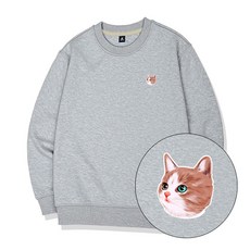 플라바 시그니처 맨투맨 남녀공용 커플 빅사이즈 맨투맨티셔츠 M-4XL