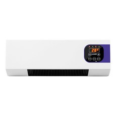 壁掛式/台式加熱器，冷暖兩用，智能遙控液晶大屏, 白色, HDX-N801