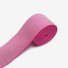 [청라핸즈] 허리고무밴드 고무줄 소프트 펄-진핑크(40mm) (09-752), 1개