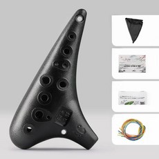 수지 세레모니얼 플루트 홀 중간 중국 악기, 1개, 4. 신형 [낙하 방지 및 긁힘 방지] [블랙] 12홀, 기본