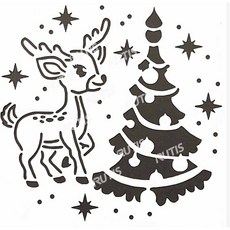 蝶古巴特 簍空模板 塗鴉模版 繪畫模版, 1個, ST-CU1-0489