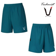 테크니스트 배드민턴 우븐 반바지 여성 3부 남성 4부 팬츠 틸블루 TNP66029TL