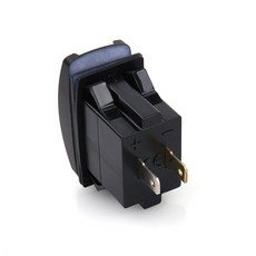 휴대폰 태블릿 액세서리용 듀얼 USB 자동차 충전기 3.1A 고속 충전 12V-24V 블루 LED 범용 핏 자동차 트럭 밴 보트 오토바이