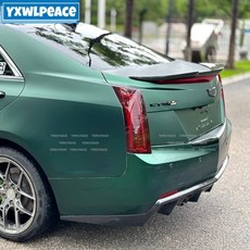 캐딜락 ATS 세단 13-19 리어 트렁크 립 스포일러 자동차 장식 호환, Unpainted