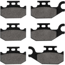 캔 암 아웃 400 500 650 800 R 맥스 2007205 레나게이드 200720 DS650 20002007 팩 3개와 호환되는 LOCOPOW 브레이크 패드