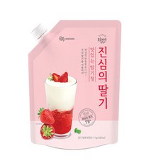 복음자리 진심의딸기청1kg 국내산딸기 아이스박스포장, 1개, 1kg, 1개입