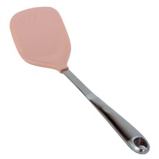 潔豹 大和 矽膠雙向煎匙 玫瑰紅 耐高溫食品級矽膠 不沾鍋專用, 1個