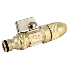 BO雜貨 24H出貨銅水槍 無段式高壓噴射水柱槍 洗車澆花門窗適用, 銅, 1個