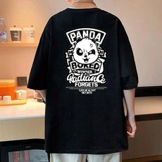 오버핏 20대 모임 선물 남자친구 반팔티셔츠 반팔 면