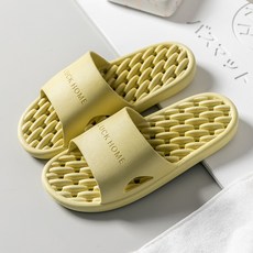 로렘 사선패턴 논슬립 욕실 슬리퍼, 그린, 1개