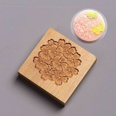 떡도장 틀 베이킹 도구 가정용 제과도구 벚꽃모양 앙금틀
