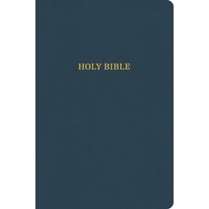 (영문도서) KJV Large Print Thinline Bible Value Edition Slate Leathertouch Imitation Leather, Holman Bibles, English, 9781087785790