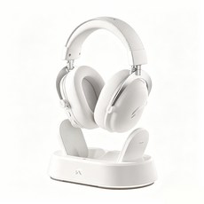 MCHOSE V9 Turbo+무선 충전 이스포츠 헤드셋, white+silver, V9 Turbo+(자석식 무선 충전 거치대)